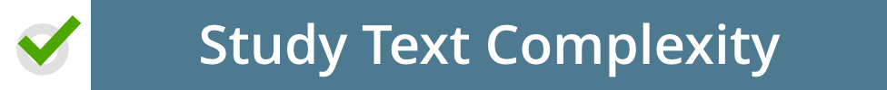 Study Text Complexity